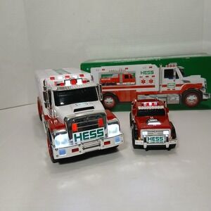 2020 Hess Truck Ambulance and Rescue - Working Lights And Sounds With Box